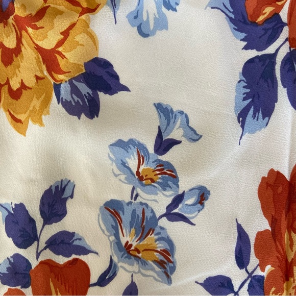 🌿|NWT| Reformation Parma Dress in Orange Motif - Picture 11 of 13